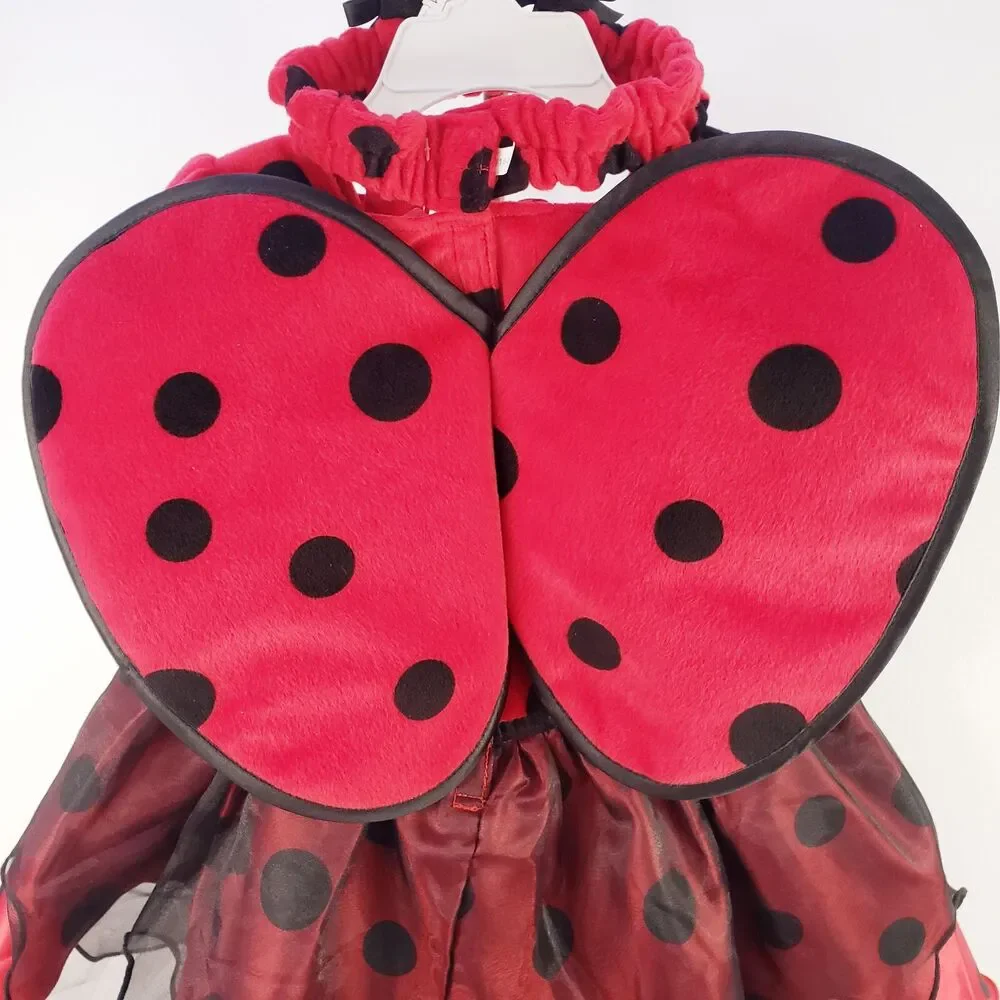 Koala Kids Lady Bug Infant Baby Halloween Costume Dress Headband 18-24 Months